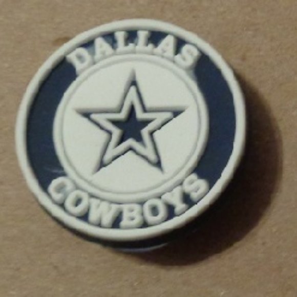 Set of 5 Dallas Cowboys Shoe Charms/Jibbitz - Picture 1 of 6